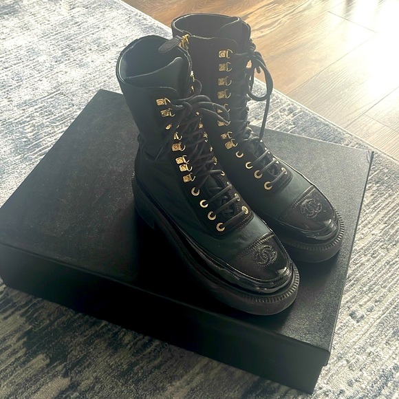 Chanel combat boots - Picture 1 of 5